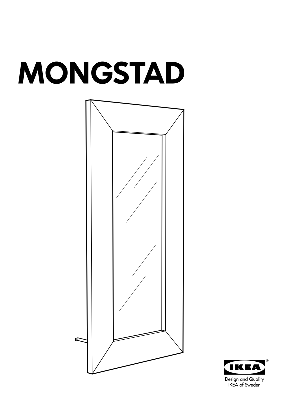 IKEA MONGSTAD MIRROR Assembly Instruction