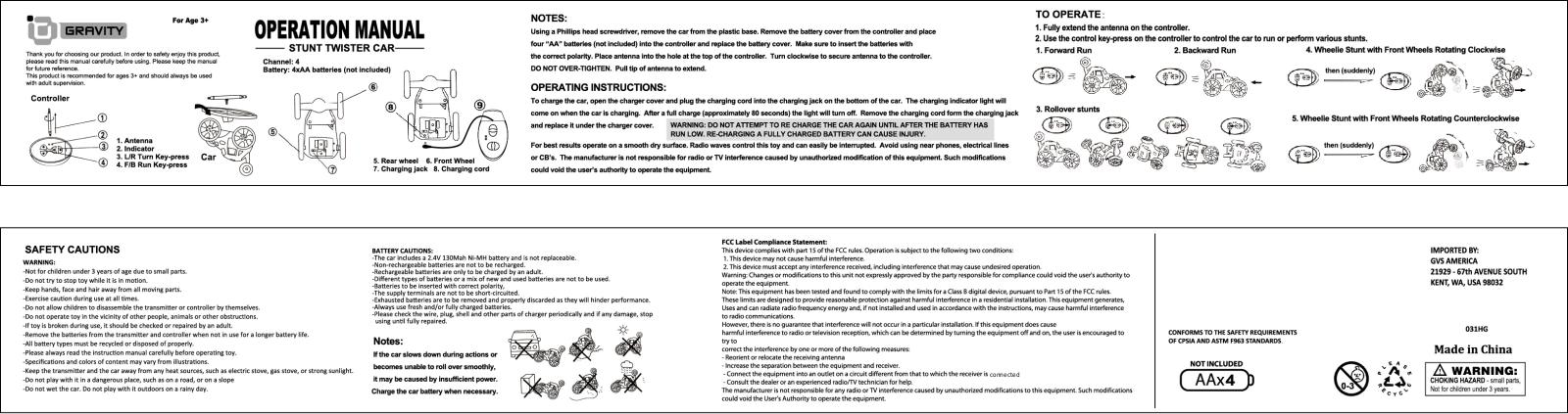 SHANTOU MRCRS MIST357 User Manual