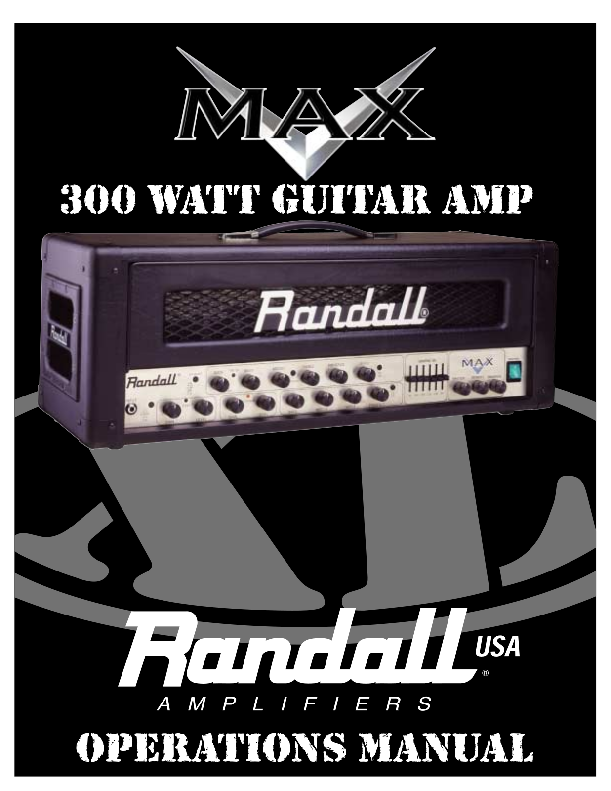 Randall VMax Owner's Manual