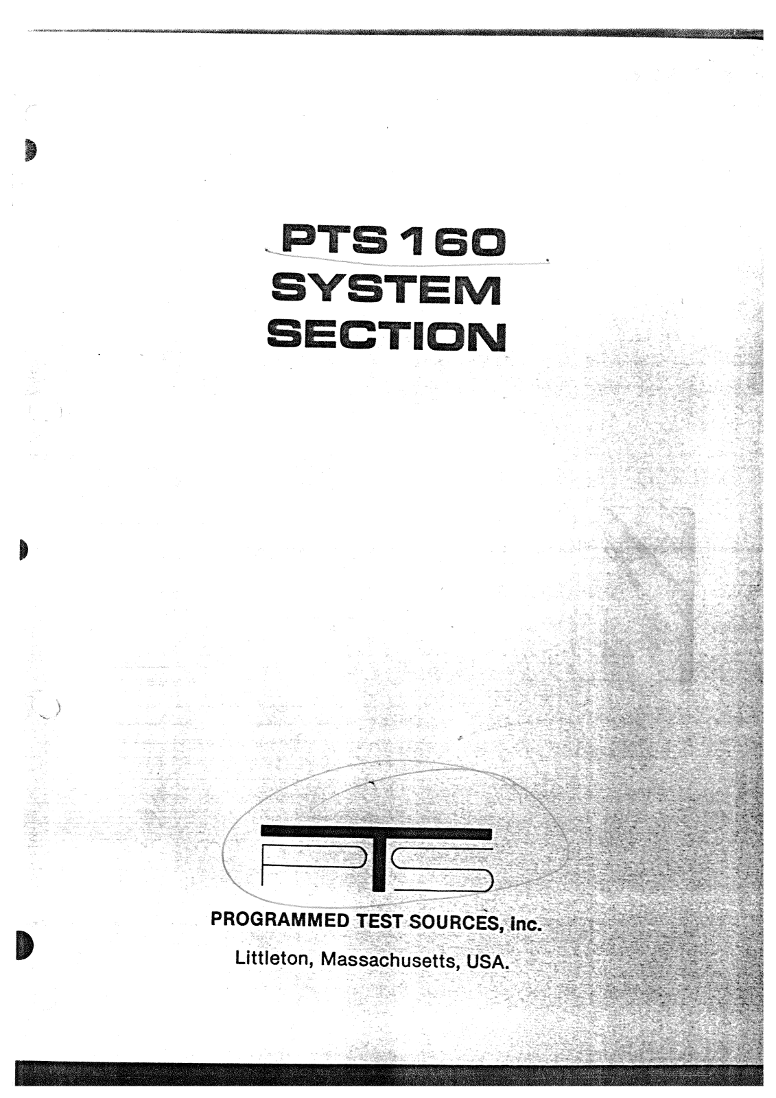 Programmed Test Sources PTS 160 Service manual - ManualMachine.com