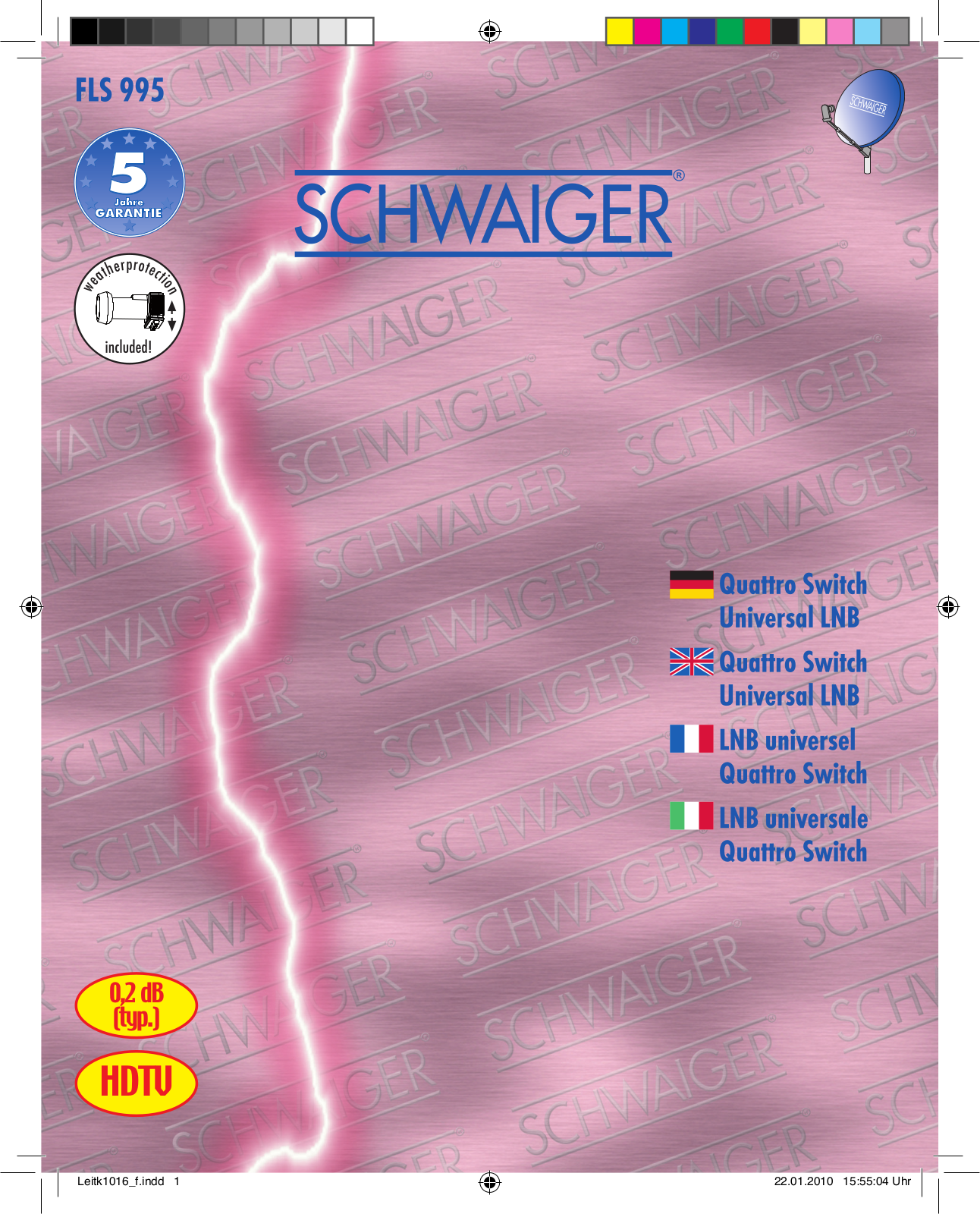 Schwaiger FLS 995 User guide