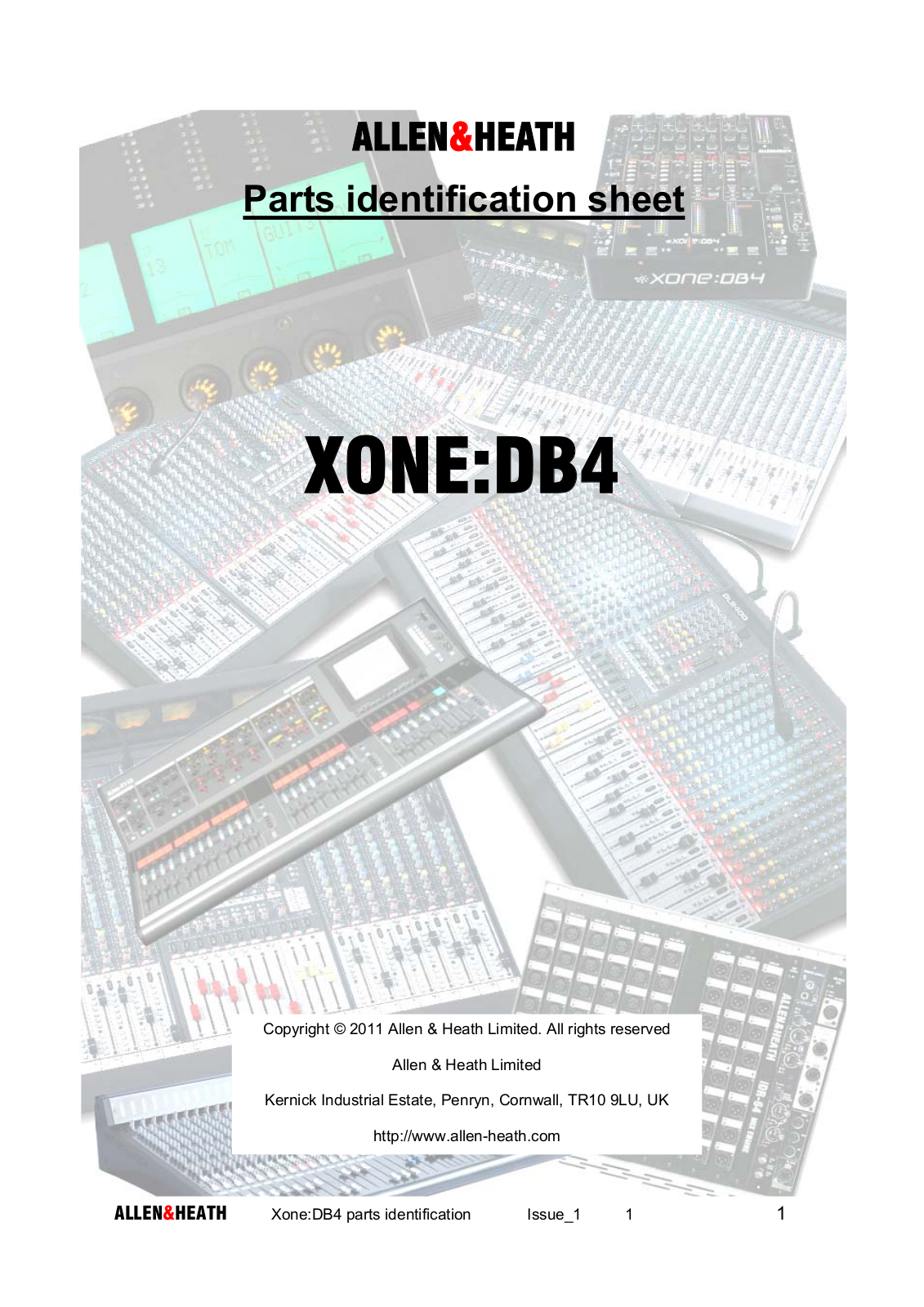 Xone DB4 User Manual