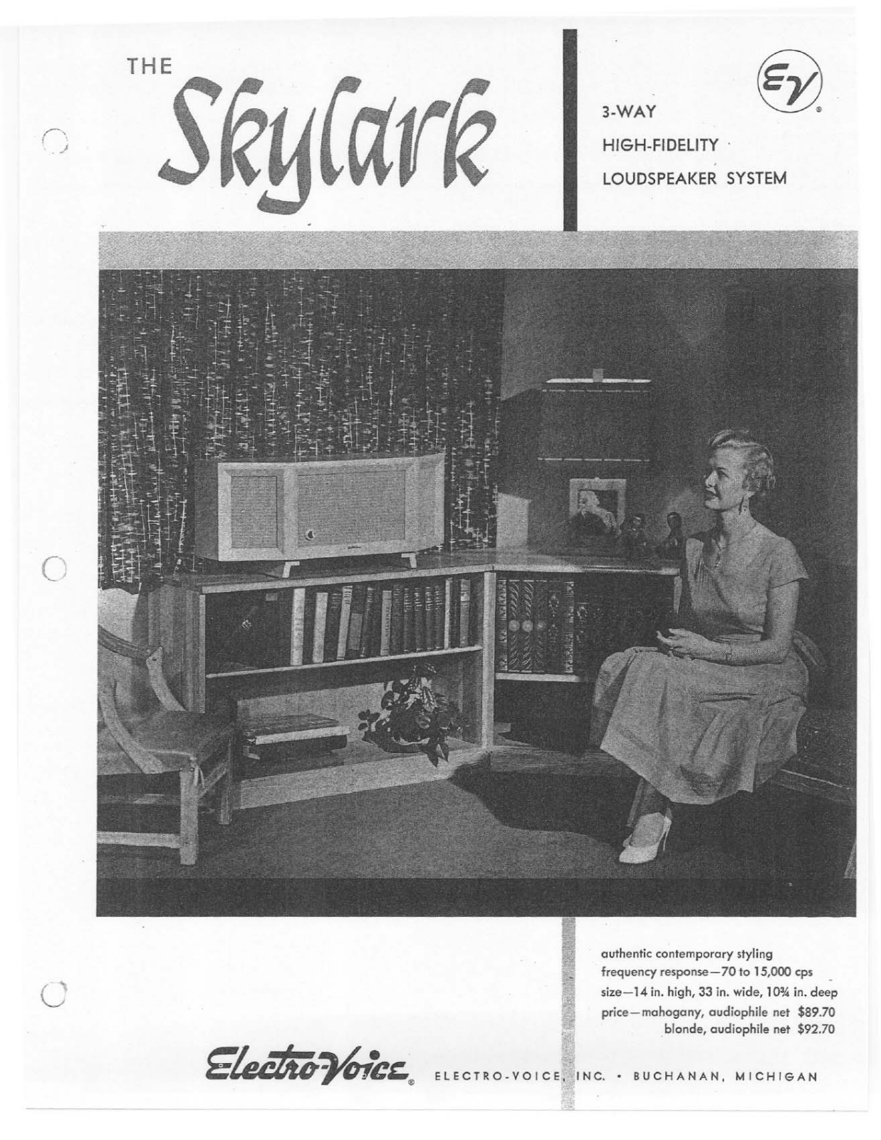 Electro-Voice Skylark User Manual