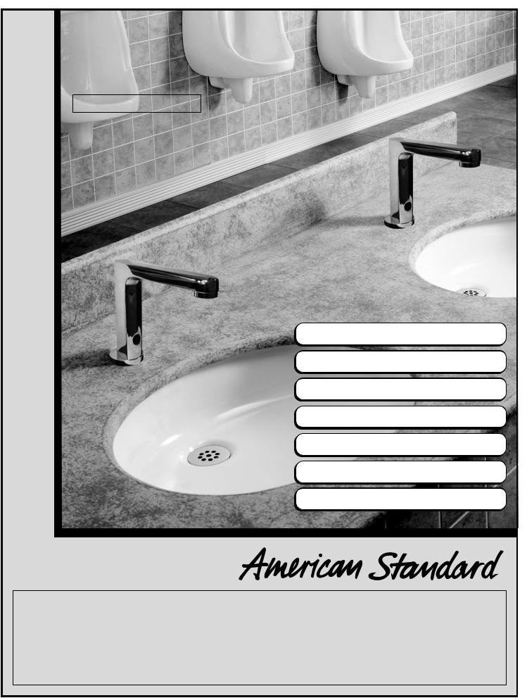 American Standard 195, 2506, 192 User Manual