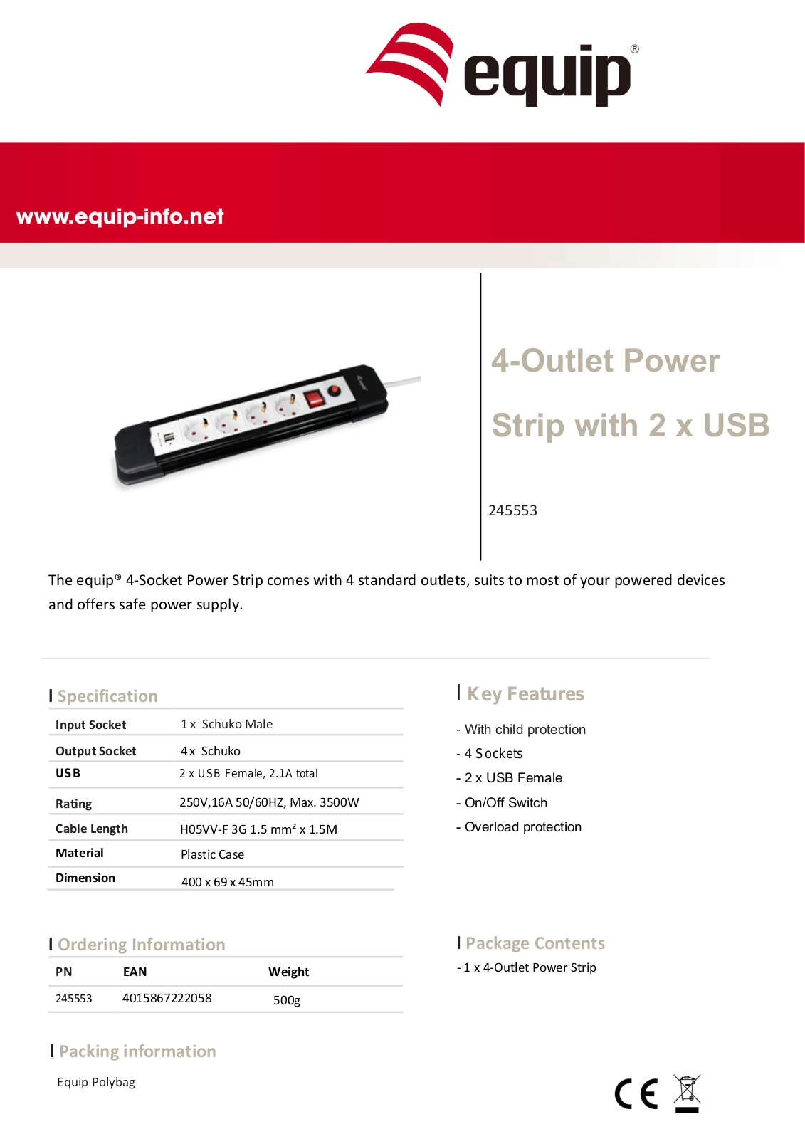 Equip 245553 User Manual - ManualMachine.com