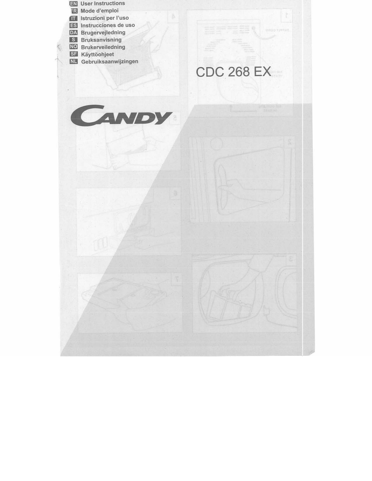 CANDY CDC268 User Manual