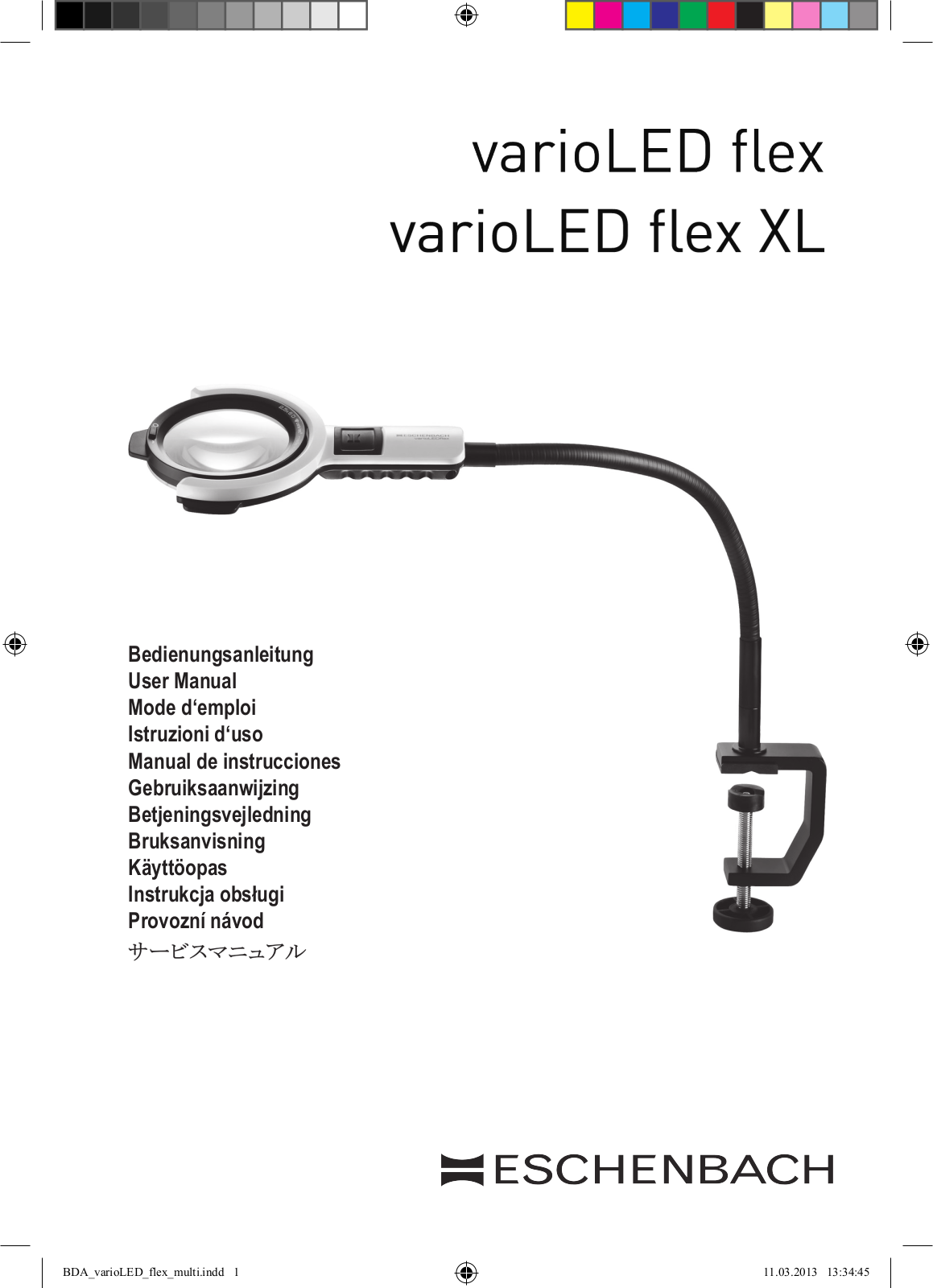Eschenbach varioLEDflex operation manual - ManualMachine.com