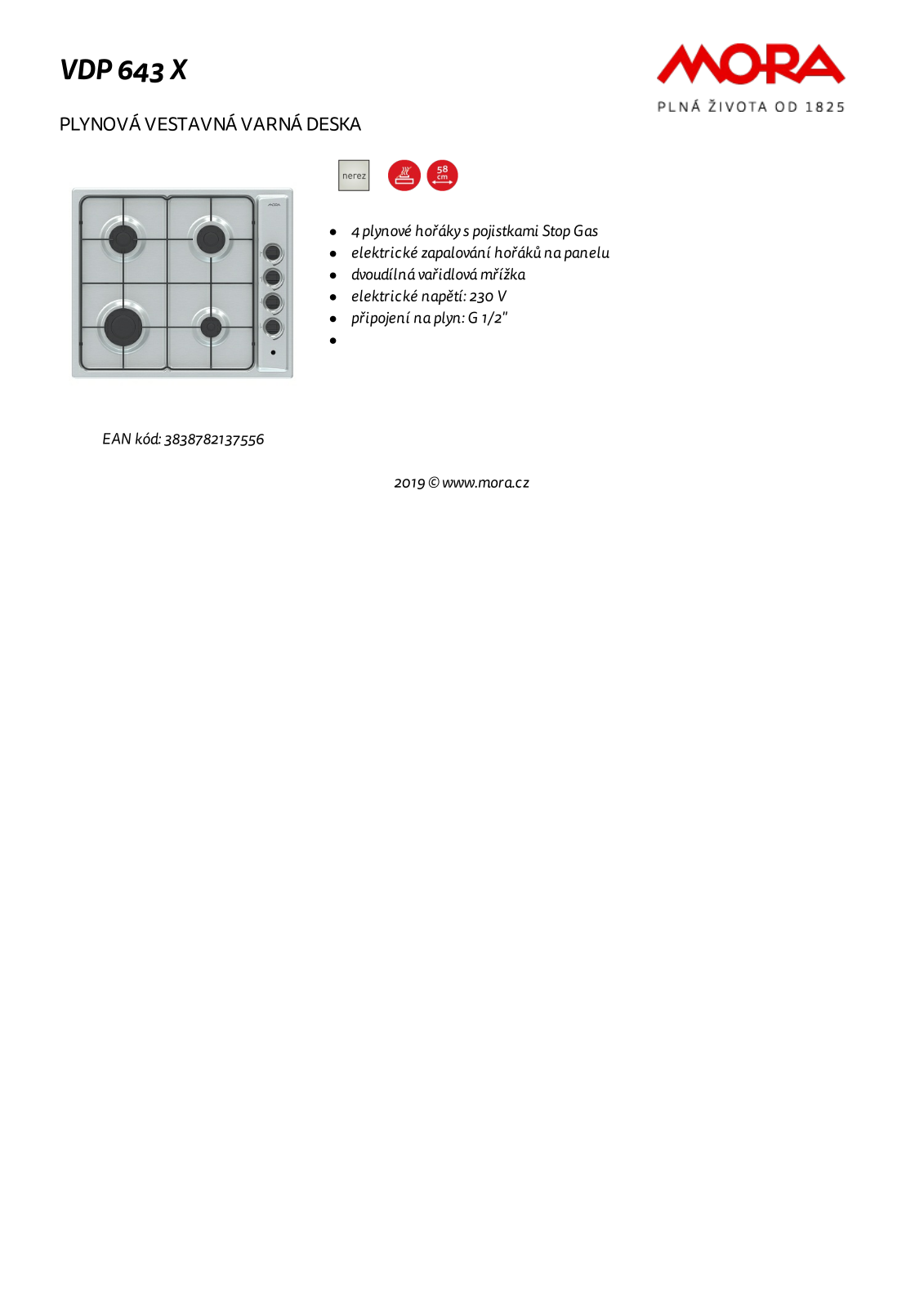 Mora VDP 643 X User Manual