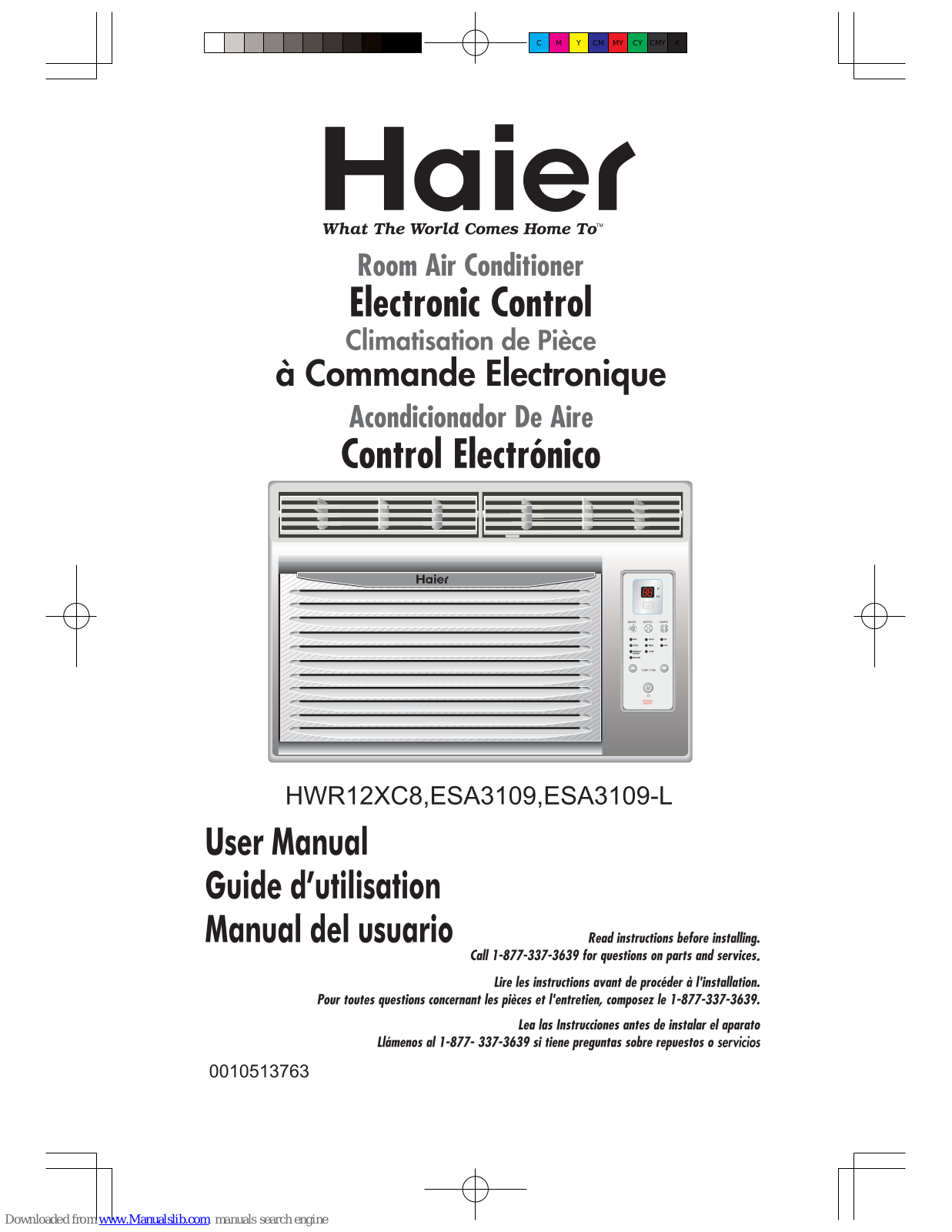 Haier ESA3109 - annexe 2, HWR12XC8, ESA3109-L User Manual