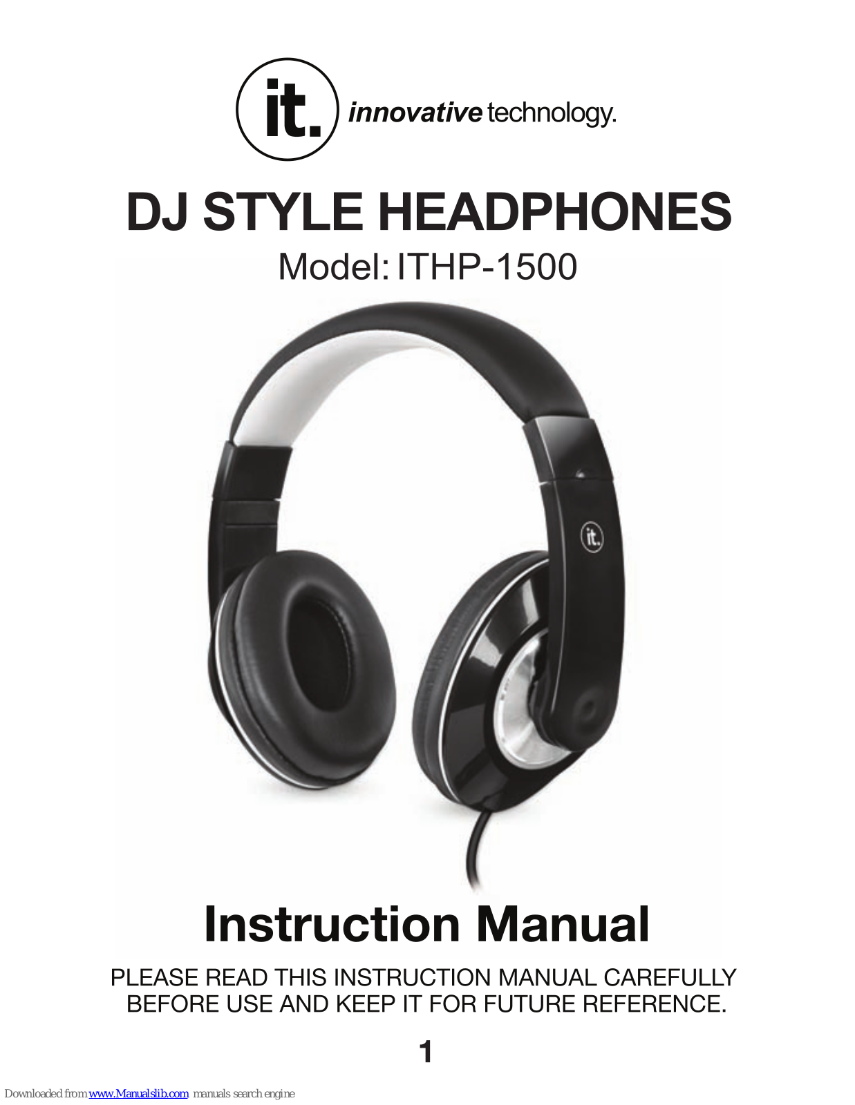 it ITHP-1500 Instruction Manual