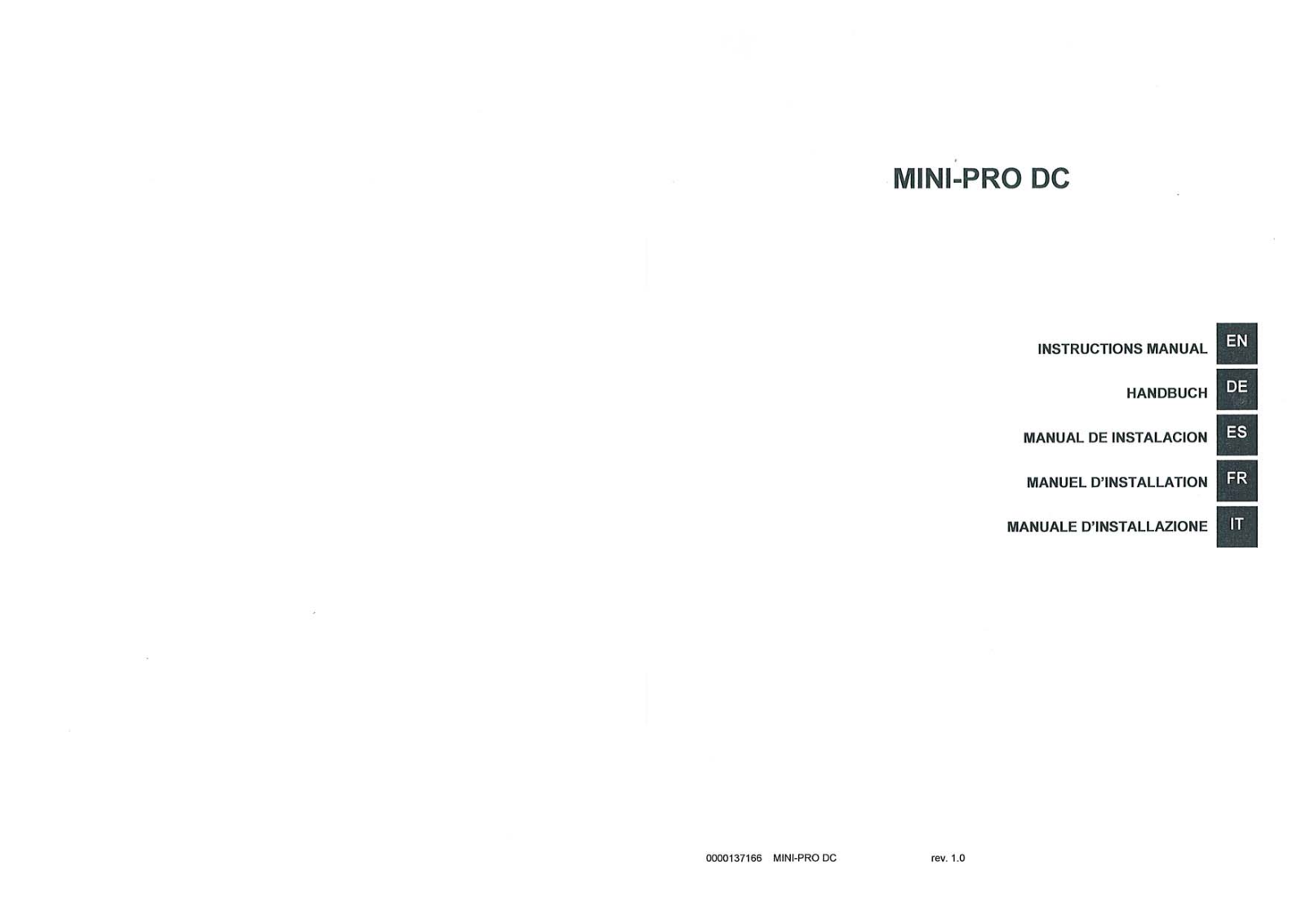 Knight Equipment KMP-DC Installation  Manual