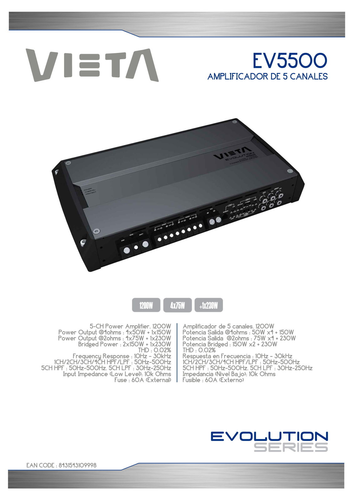 Vieta EV5500 BROCHURE