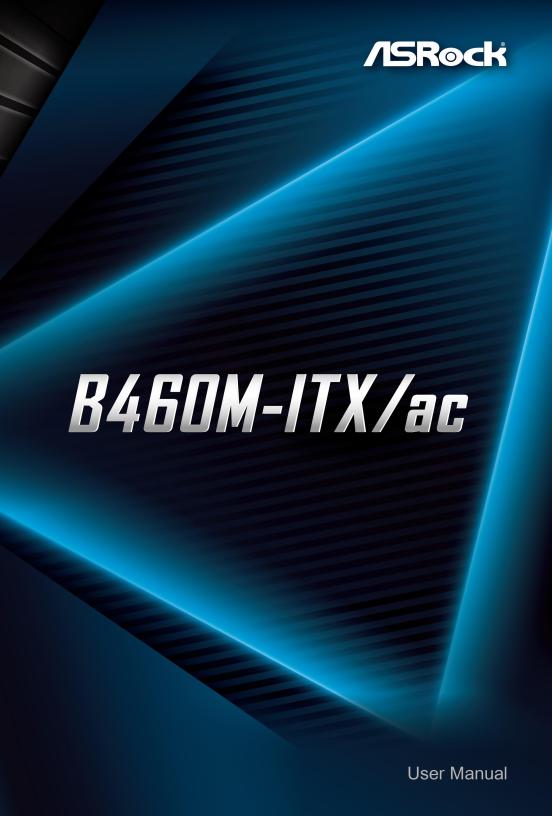 ASRock B460M-ITX-ac operation manual
