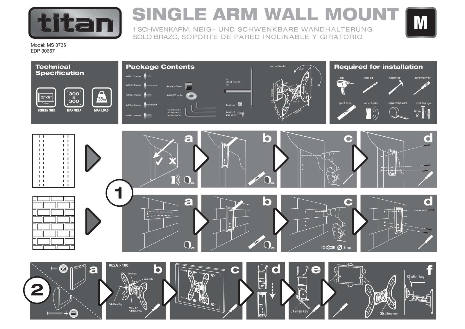 Titan MS 3735 User Manual