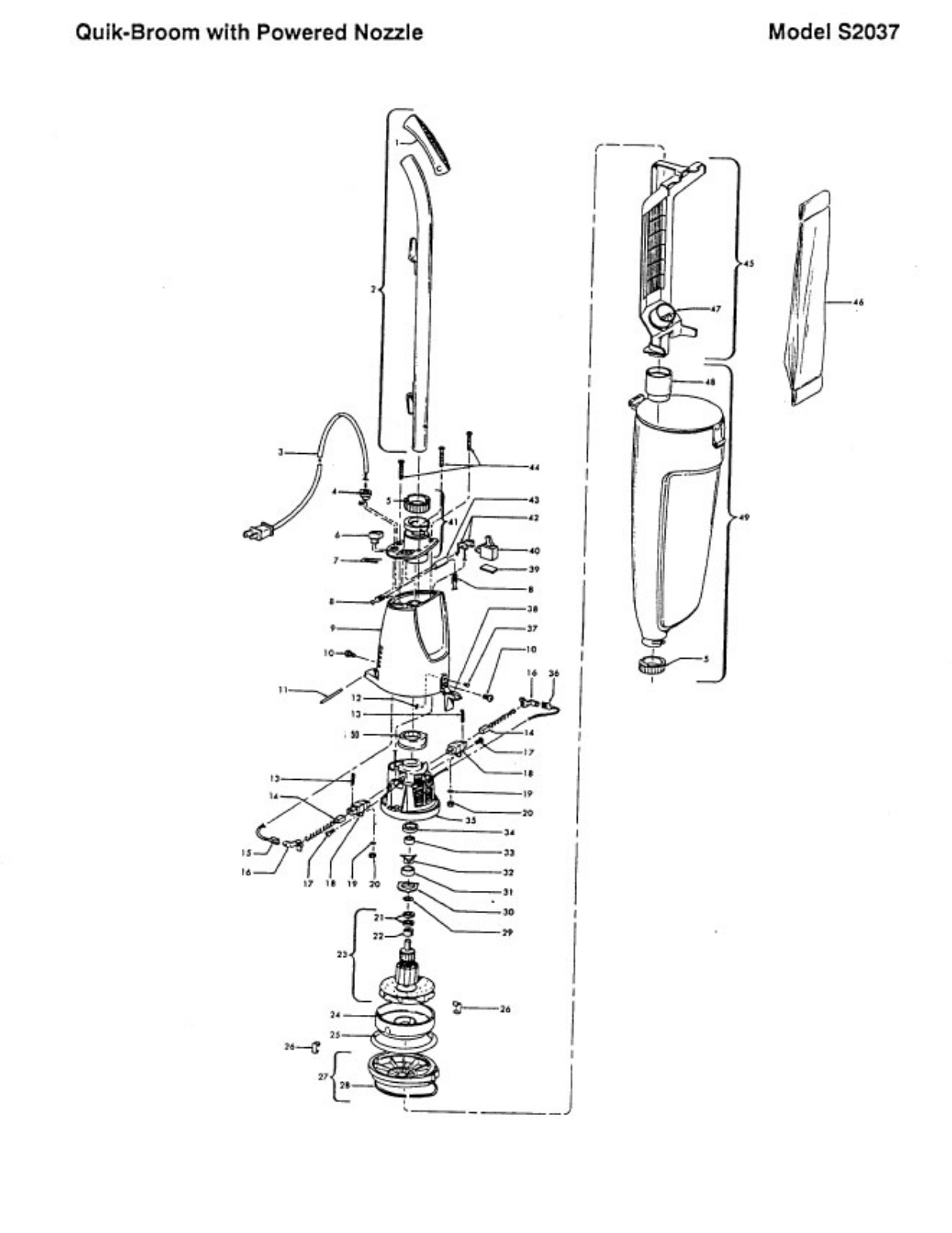 Hoover S2037 Owner's Manual