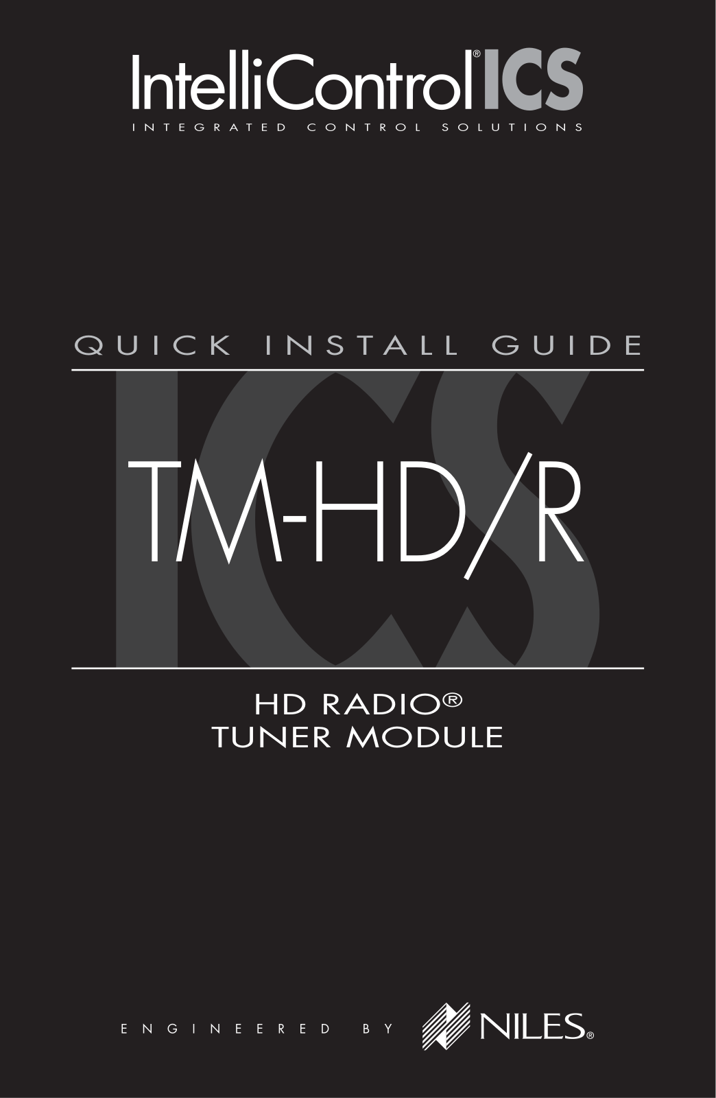 Niles Audio TM-HD-R User Manual