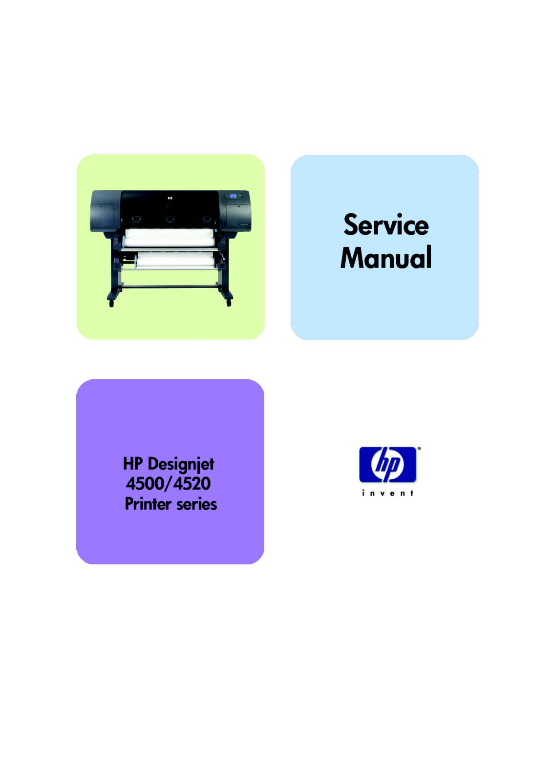 HP Designjet 4500, 4520 service manual