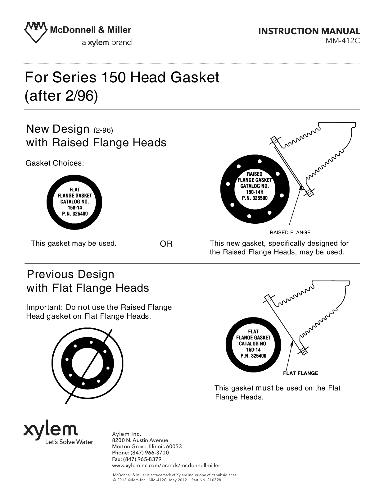 Xylem MM 412C User Manual