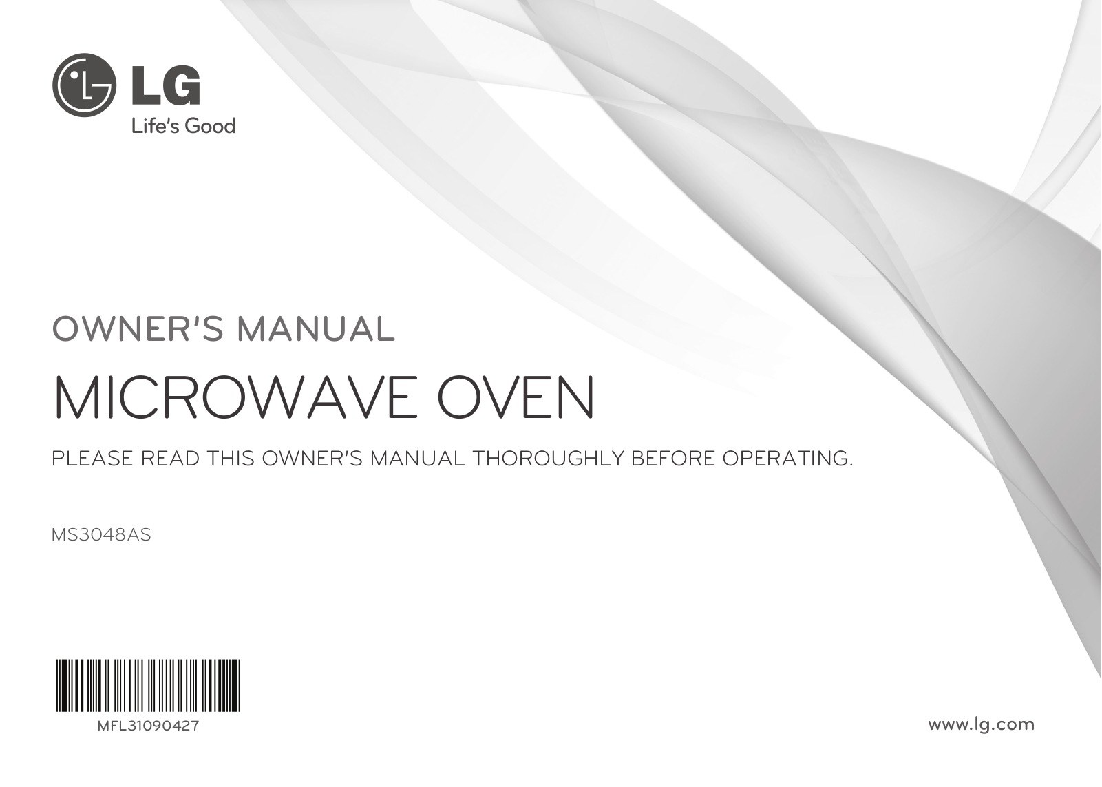 LG MS3048AS Owner's Manual