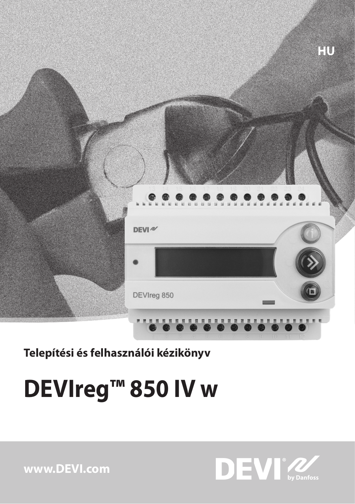 Danfoss DEVIreg 850 IV w Installation guide