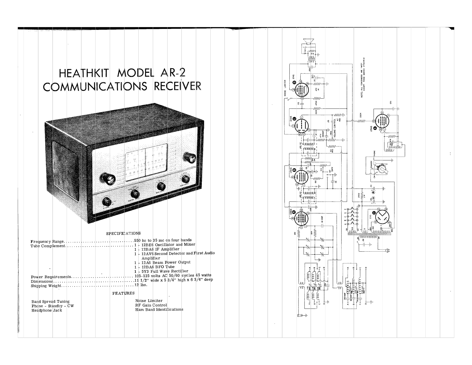 HEATHKIT AR-2 User Manual