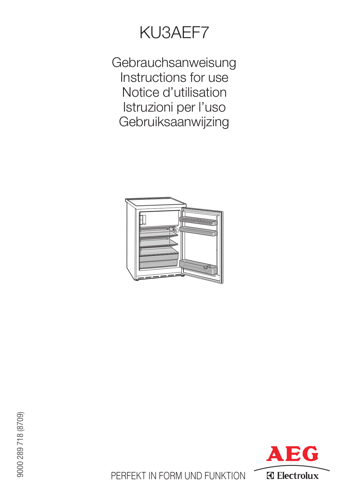 AEG KU3AEF7 User Manual