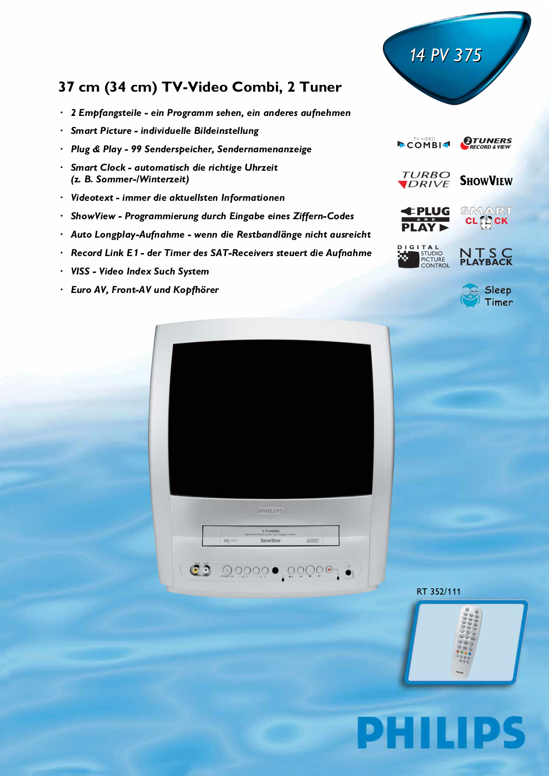 Philips 14 PV 375 User Manual