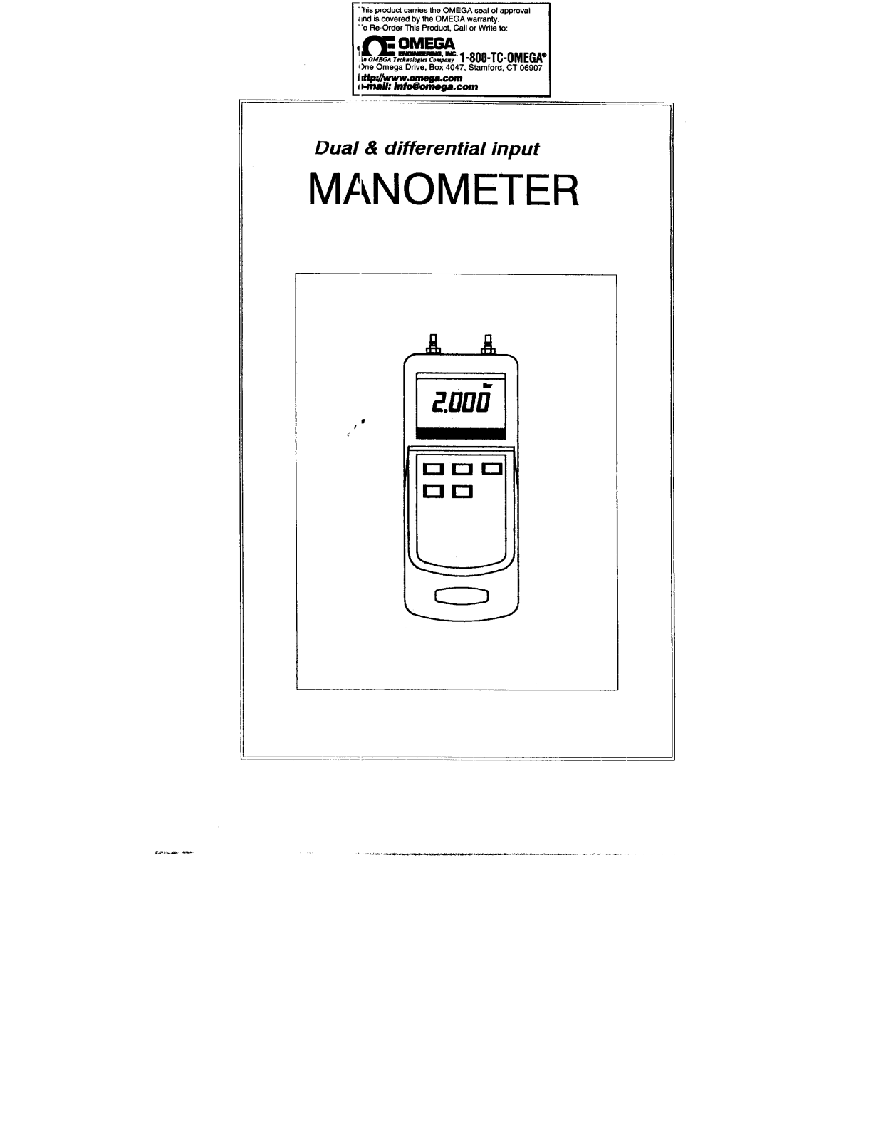 Omega HHP91 User guide - ManualMachine.com