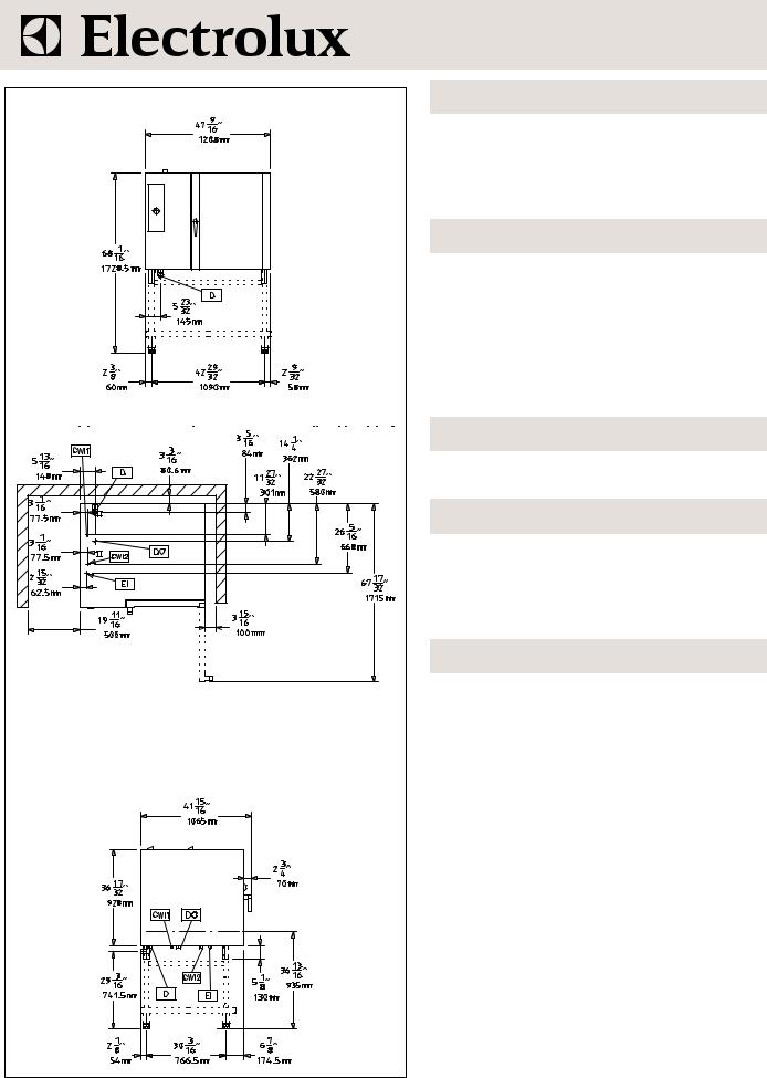 Electrolux 267283 (AOS102ETM1), 267323 (AOS102ETV1) General Manual
