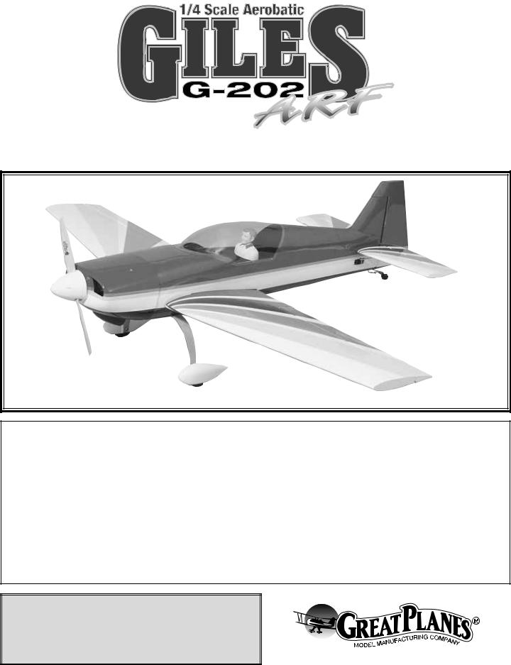 Great Planes GPMA1315 User Manual