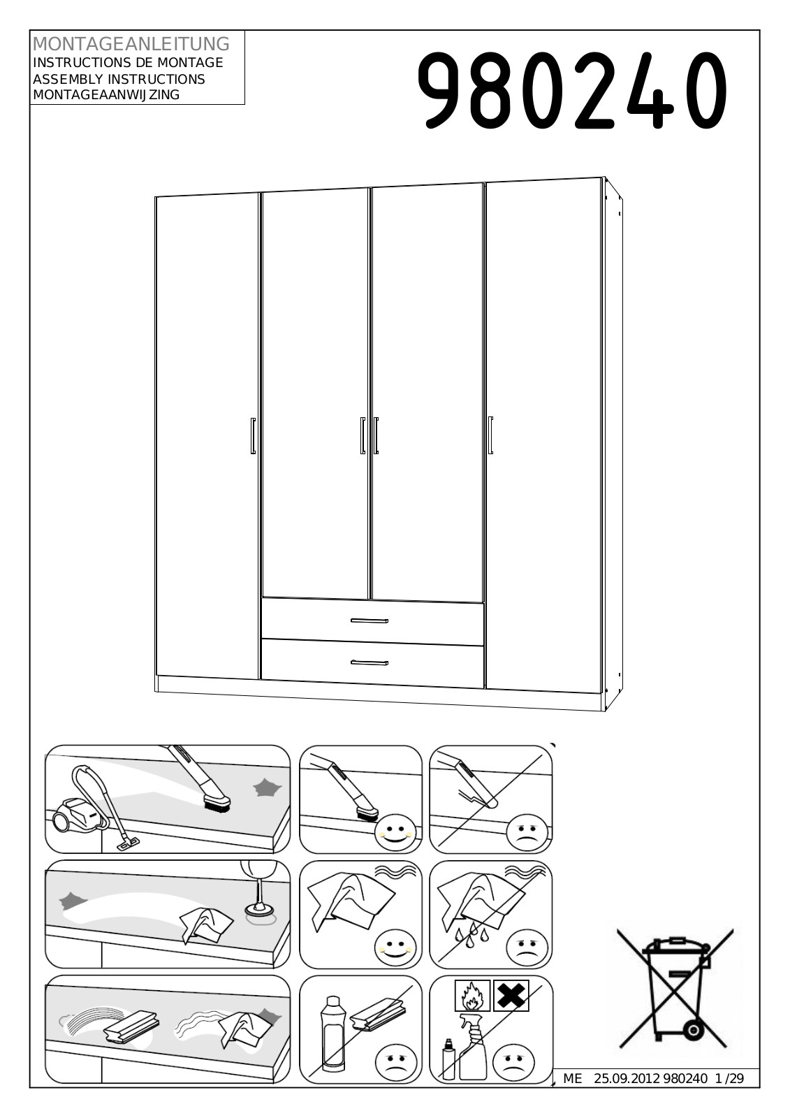 Wimex 980240 Assembly instructions