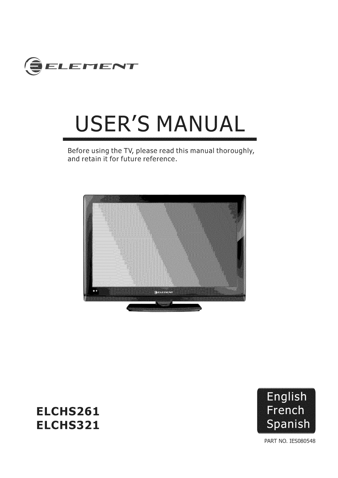 Element Electronics ELCHS261, ELCHS321 User Manual - ManualMachine.com