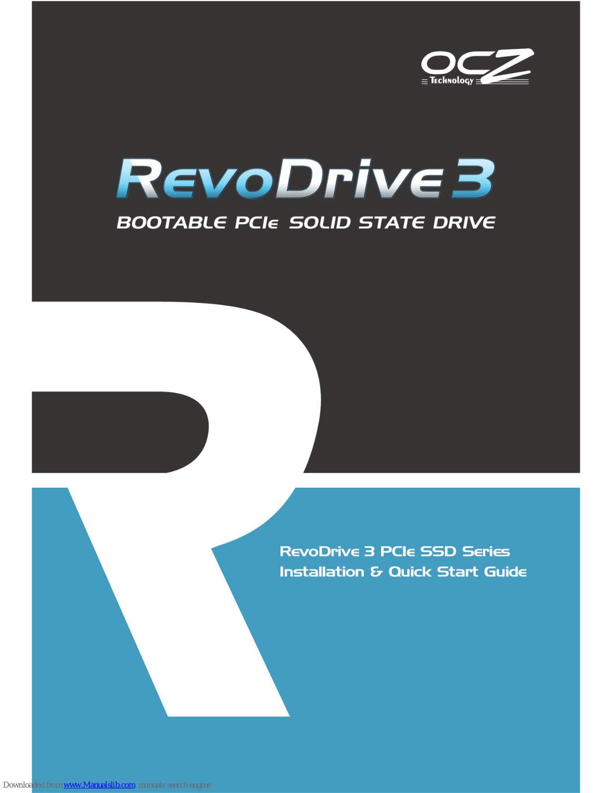 OCZ RevoDrive 3 Installation Manual