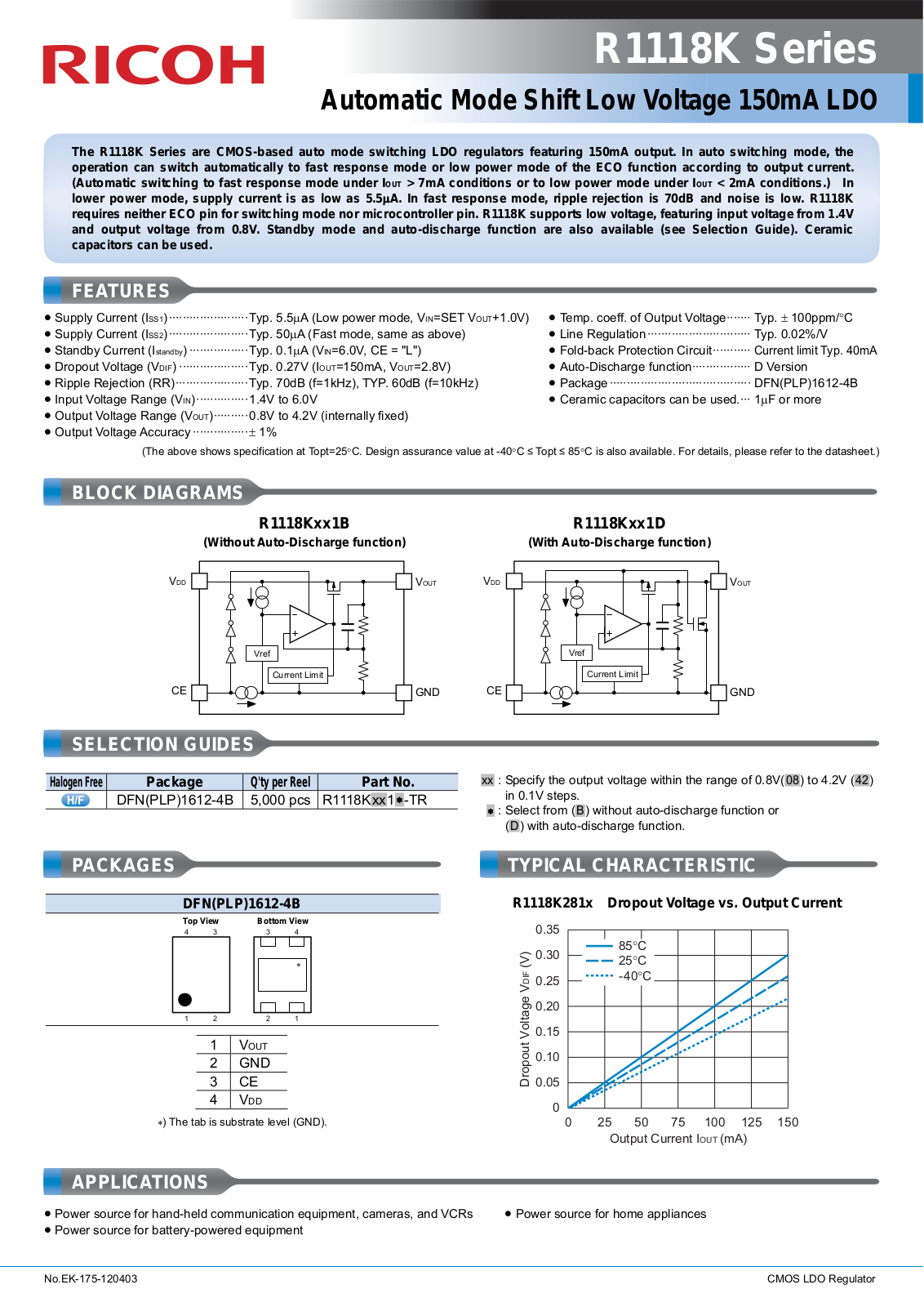 RICOH R1118K User Manual