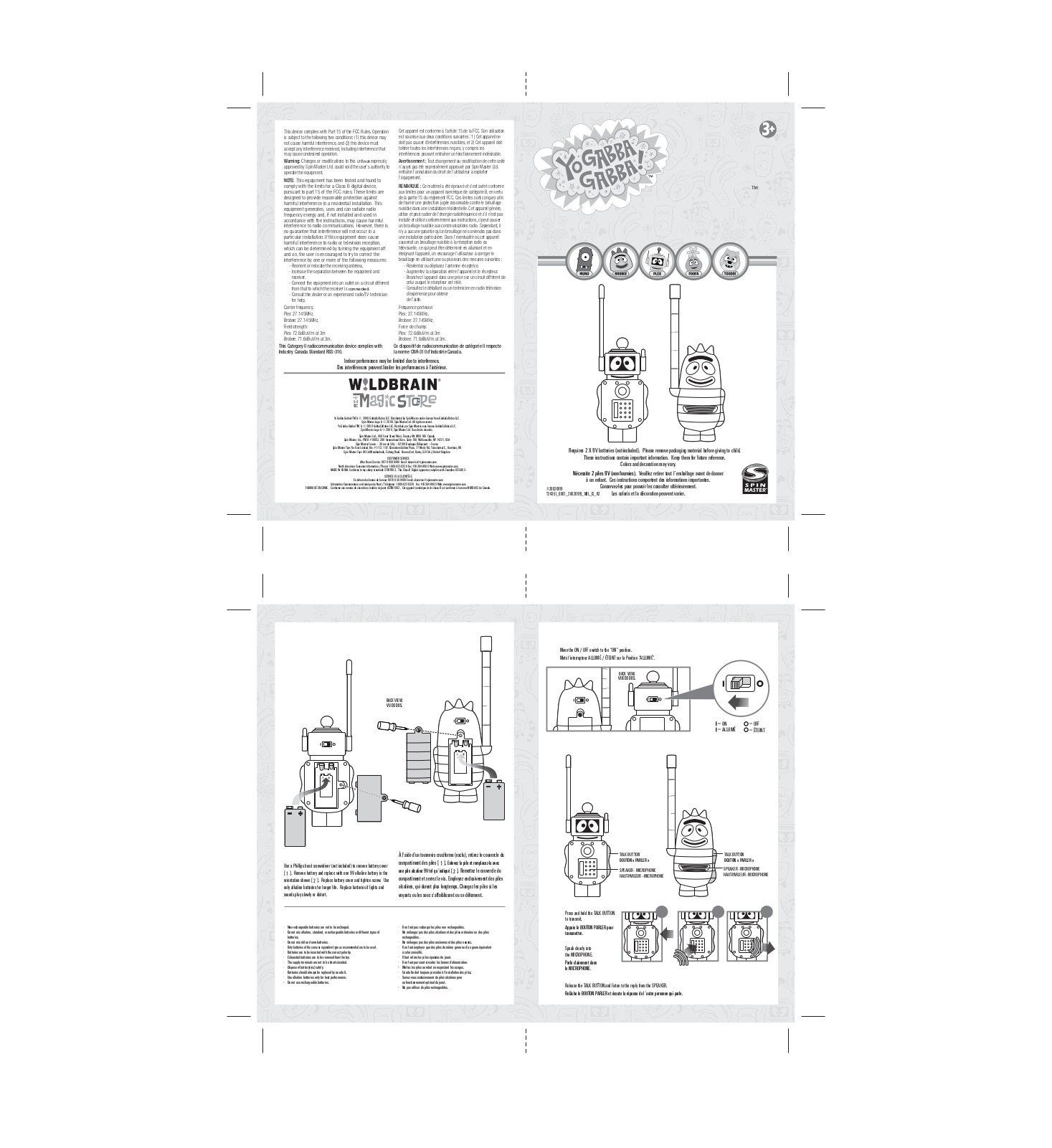 Spin Master Toys Far East 24351TX27P, 24351TX27B User Manual