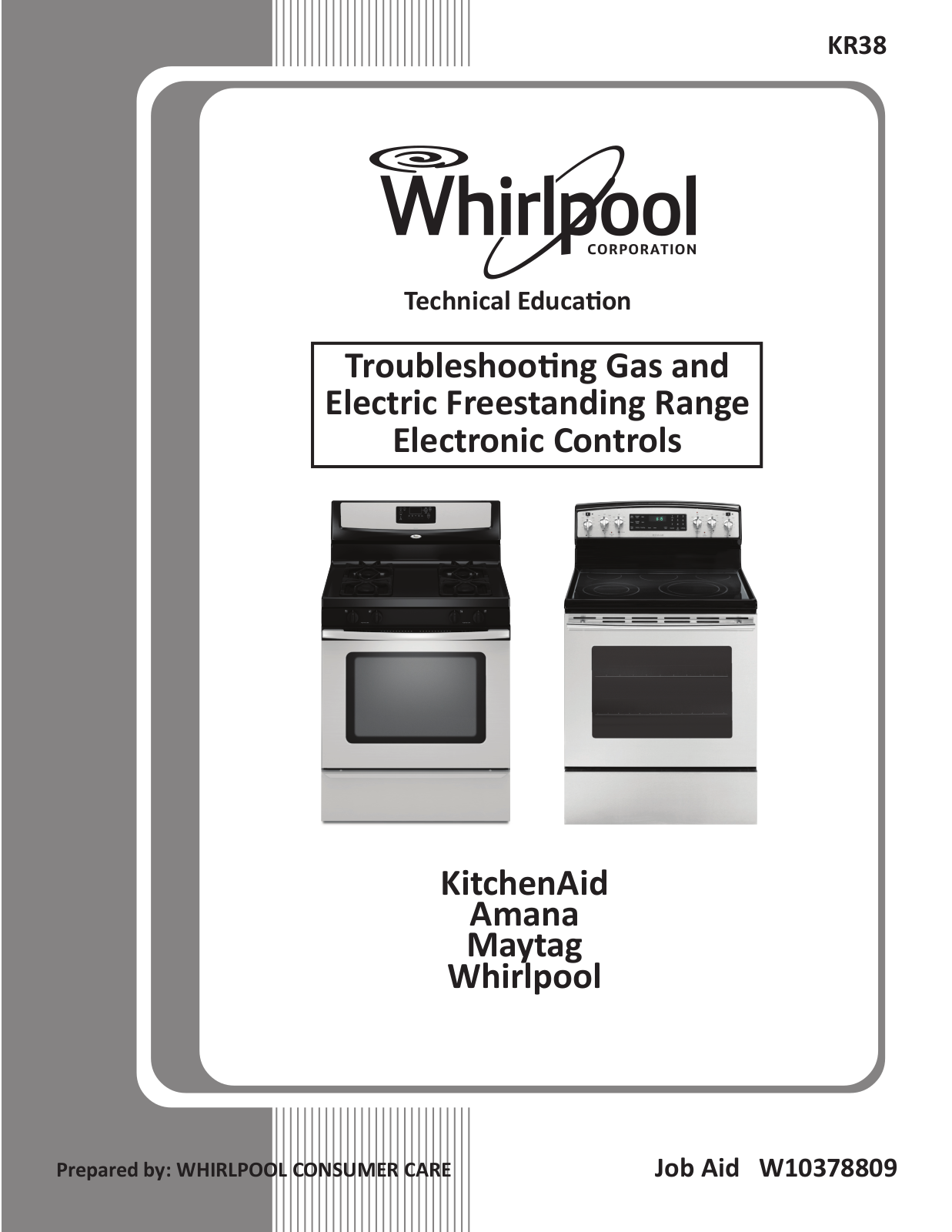 Whirlpool AER5522VCW0, AER5821VAS0, AER5821VAW0, AER5822VAB0, AER5822VAD0 User Manual