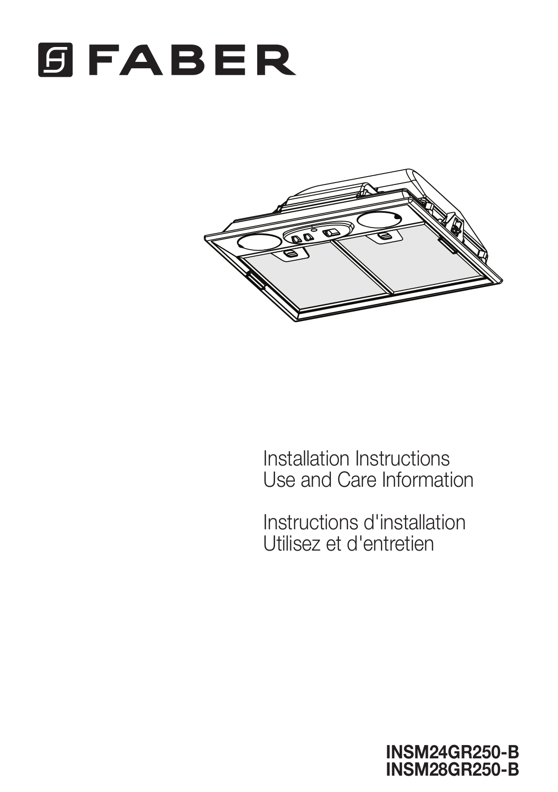 Faber INSM28GR250B Installation manual