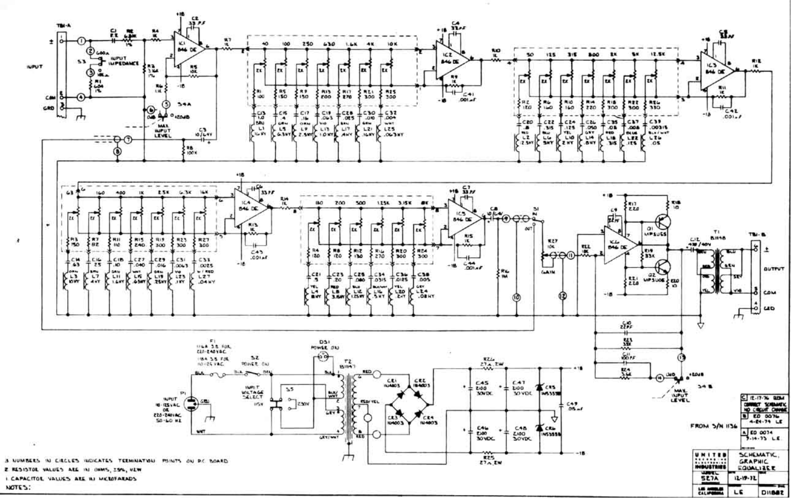 Urei 527 schematic - ManualMachine.com