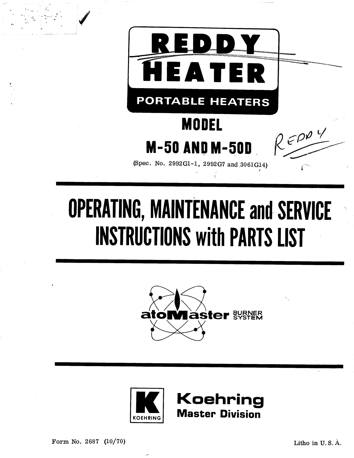 Desa Tech M50 Owner's Manual