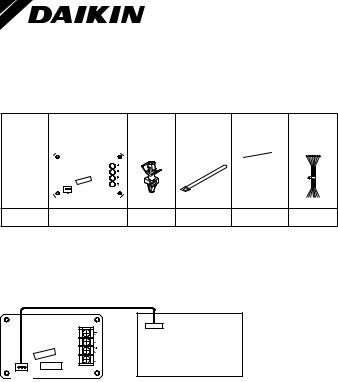 Daikin ERP01A50, ERP01A51 Installation manuals