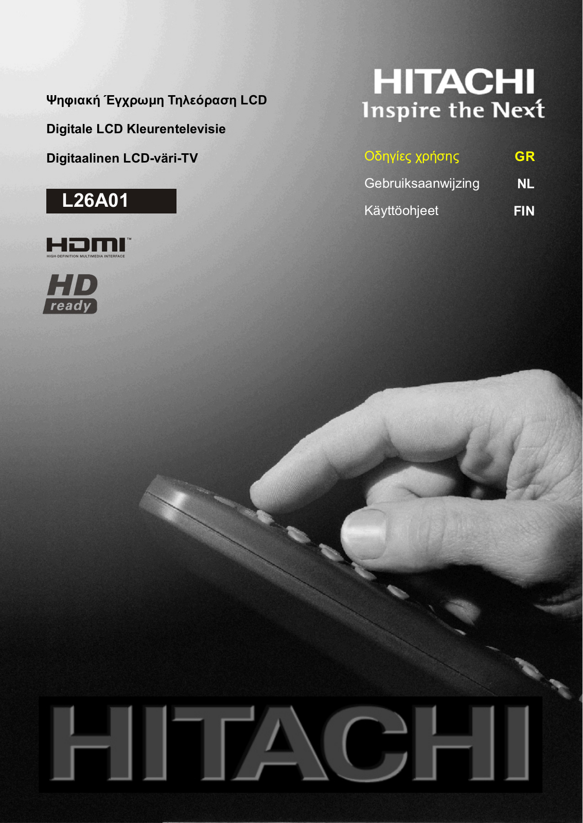 Hitachi L26A01 User Manual