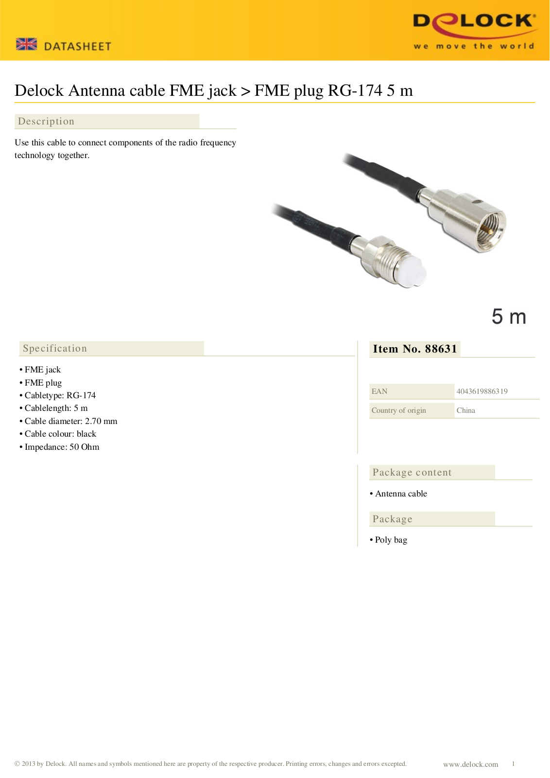 DeLOCK 88631 User Manual