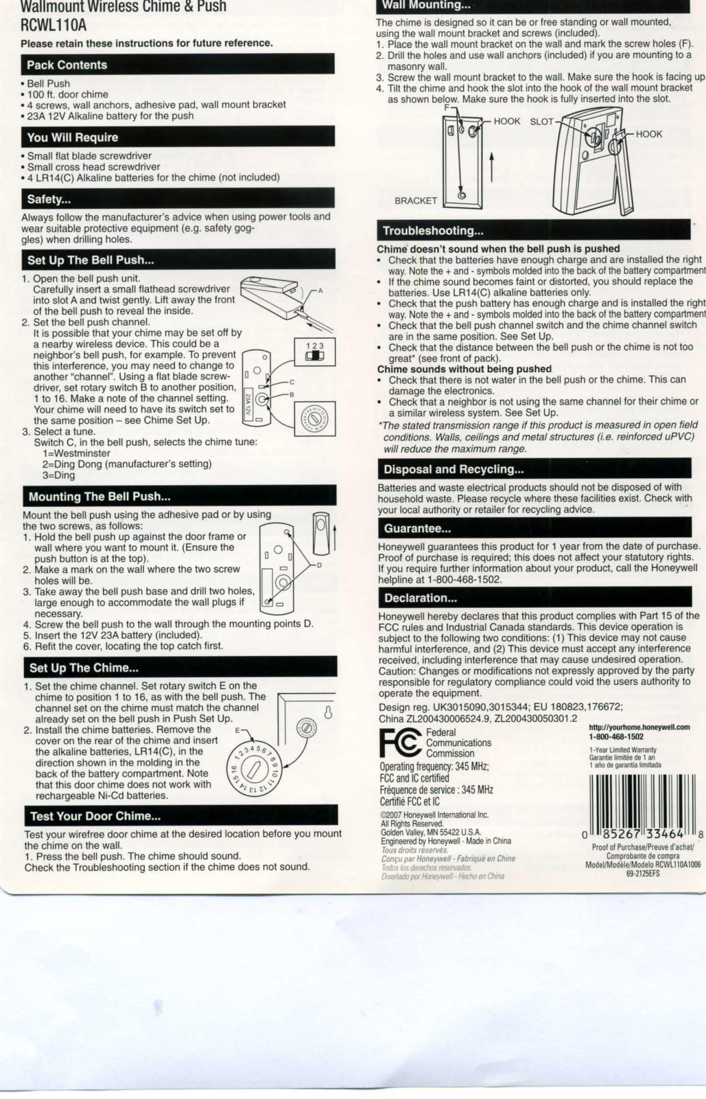 Ademco 51374SL Users Manual