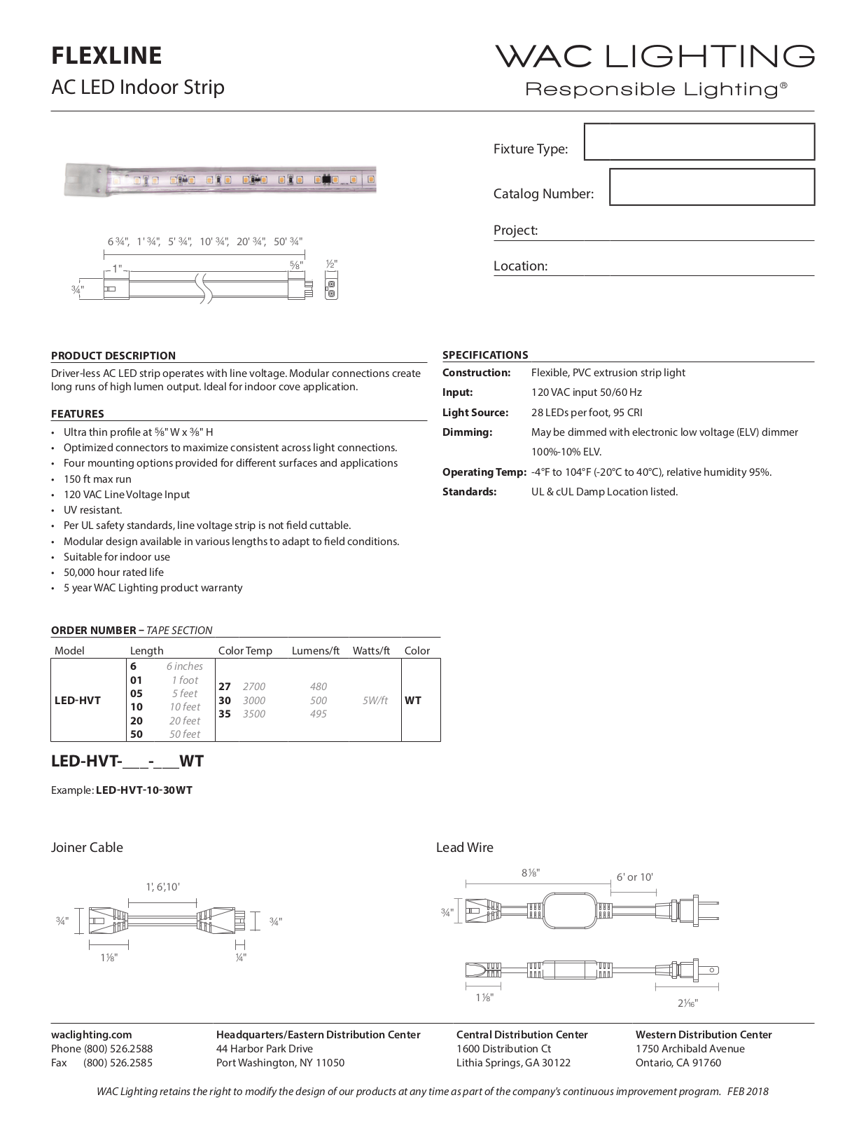 WAC Lighting XDMK1160 Specifications - ManualMachine.com