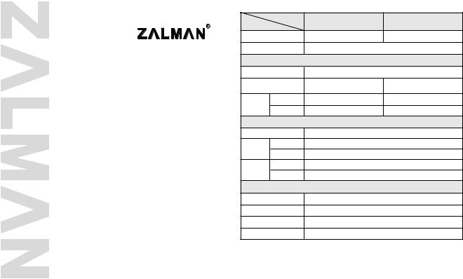 ZALMAN CNPS6500BS User Manual