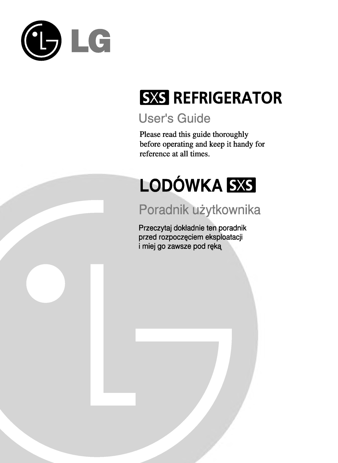 Lg GR-P227STFA User Manual