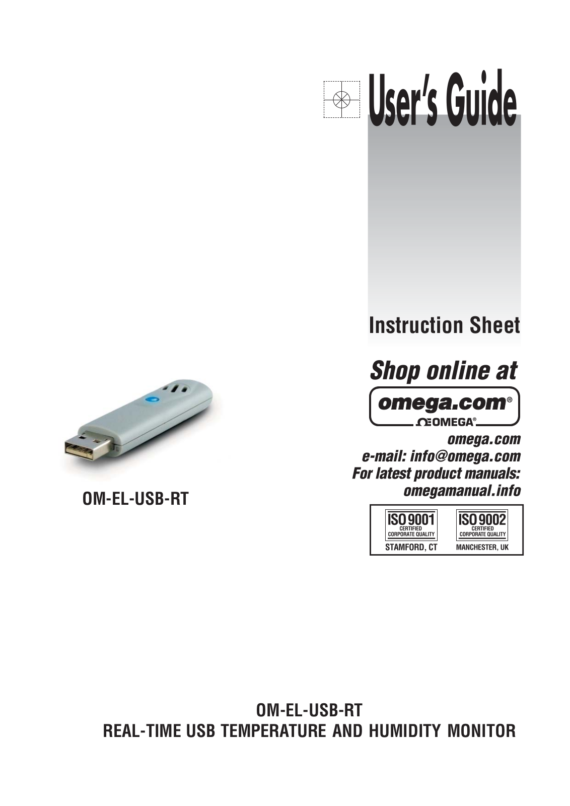 Omega OM-EL-USB-RT User Manual