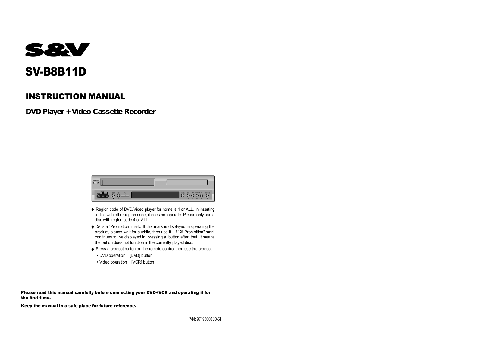 Daewoo SV-B8B11D User Manual