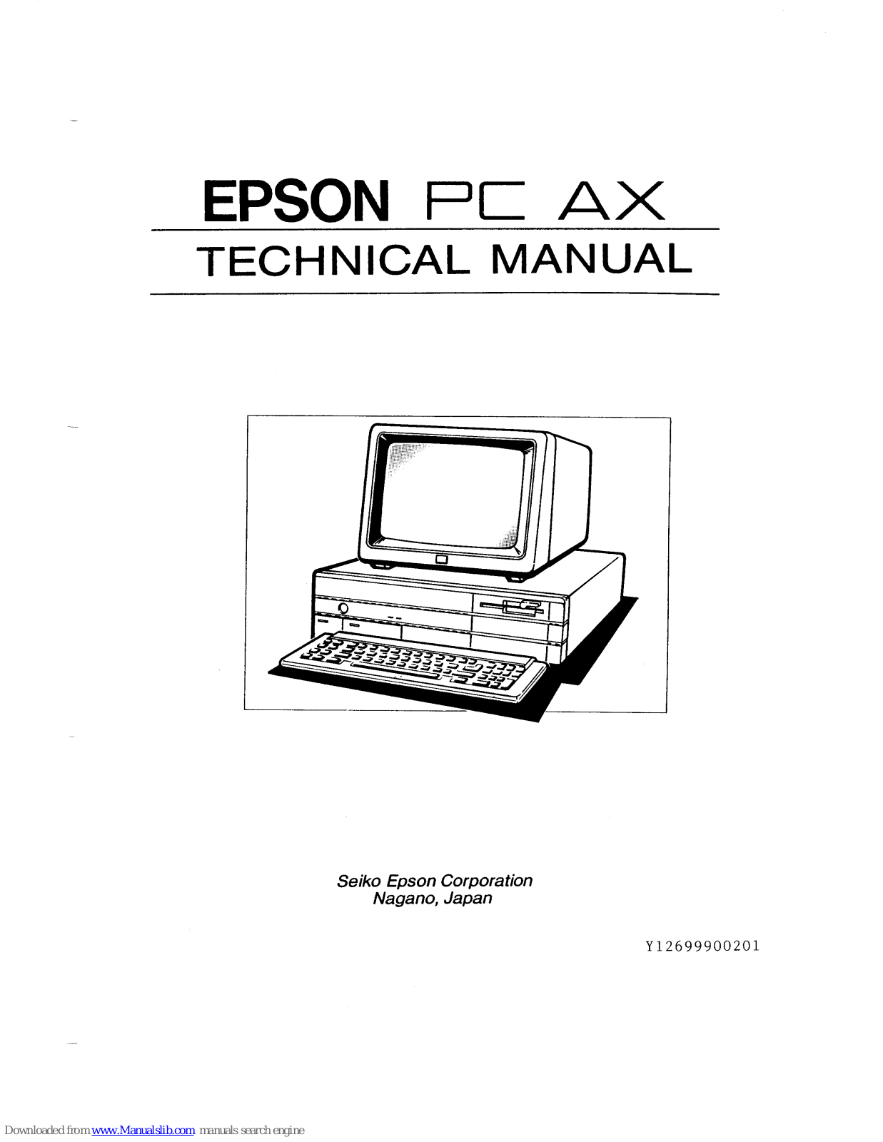 Epson PC AX Technical Manual