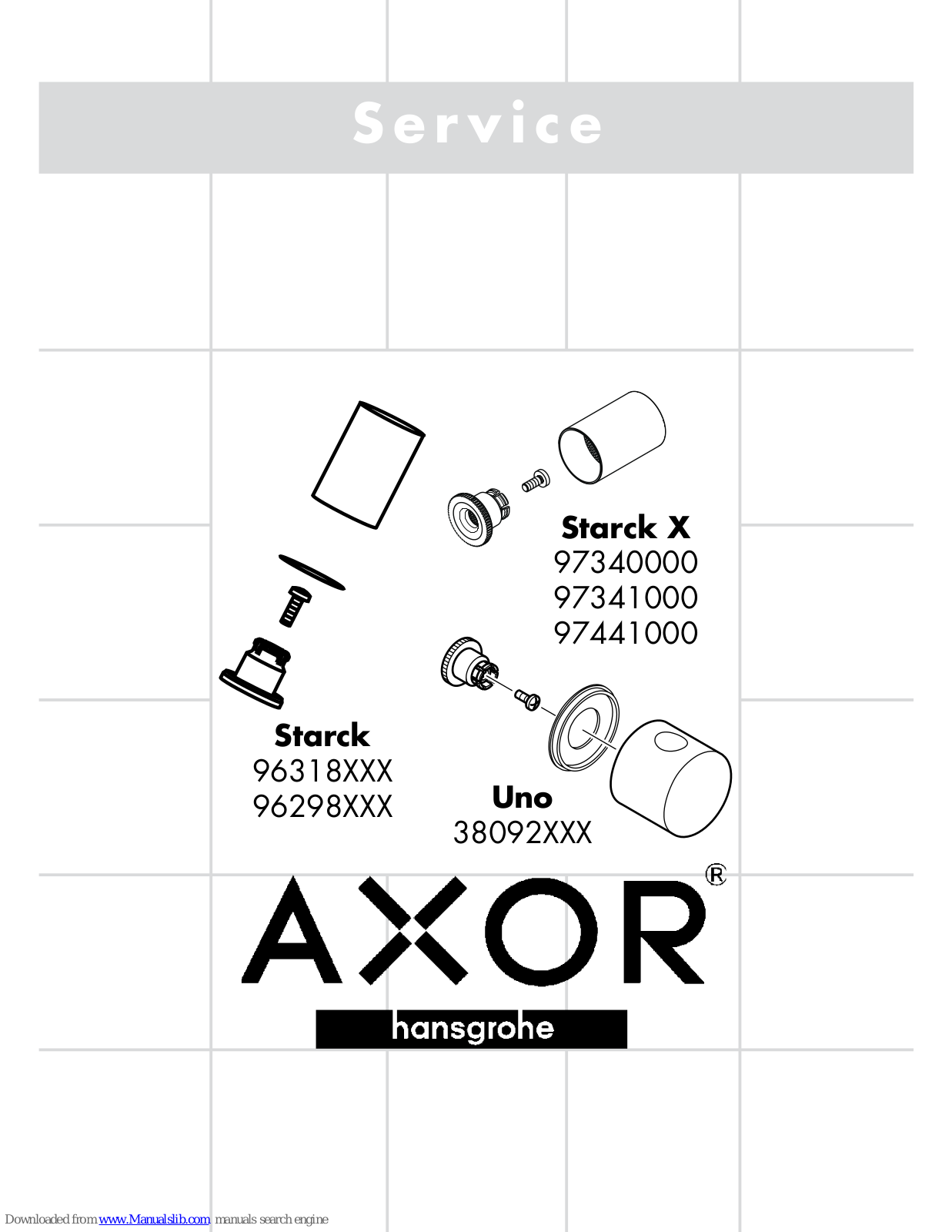 Axor 97341000, 97441000, 97340000 Service